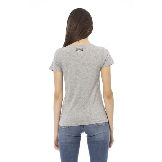 Camiseta V en cuello Frida Skull Estilo Casual - Image 2