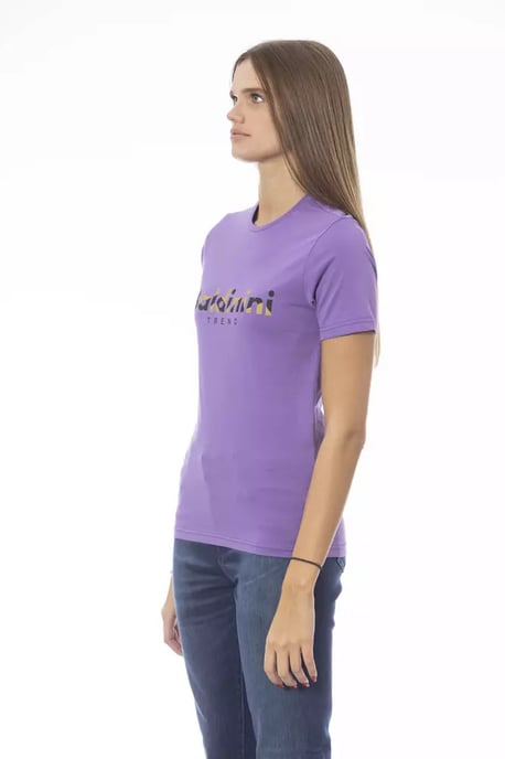 Camiseta de manga corta púrpura Ba23909 - Image 4