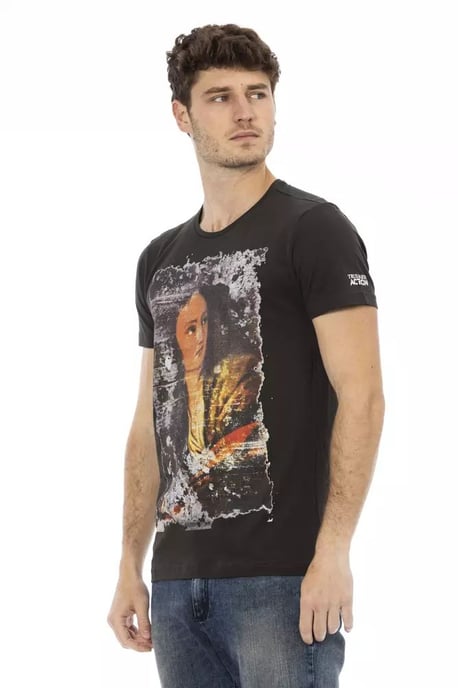 Camiseta de Manga Corta con Cuello Redondo de Arte Vintage - Image 3