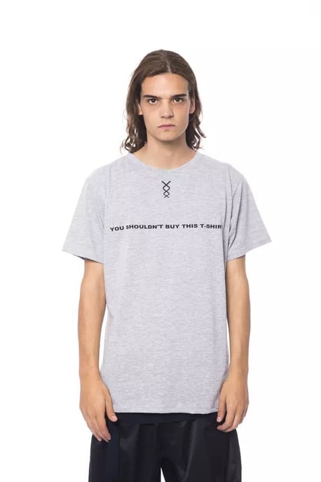 Camiseta gráfica de manga corta gris - Image 1