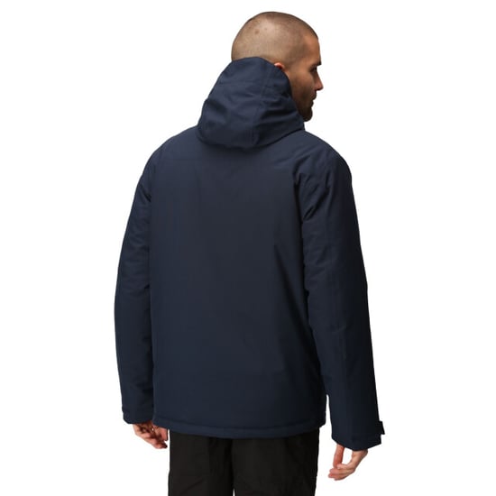Regatta Mens Navigate Insulated Waterproof Jacket (Navy/French Blue) - Image 4