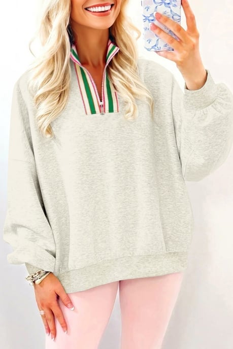 Sudadera con cuello y cierre - Image 2
