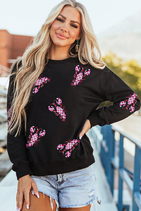 Sudadera con estampado de langosta - Image 3