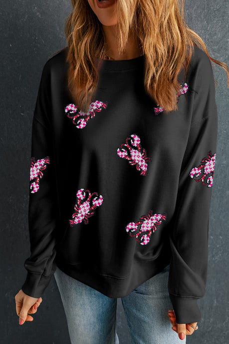 Sudadera con estampado de langosta - Image 4