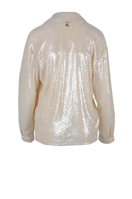 Camisa de Lentejuelas Talla Relajada - Image 2