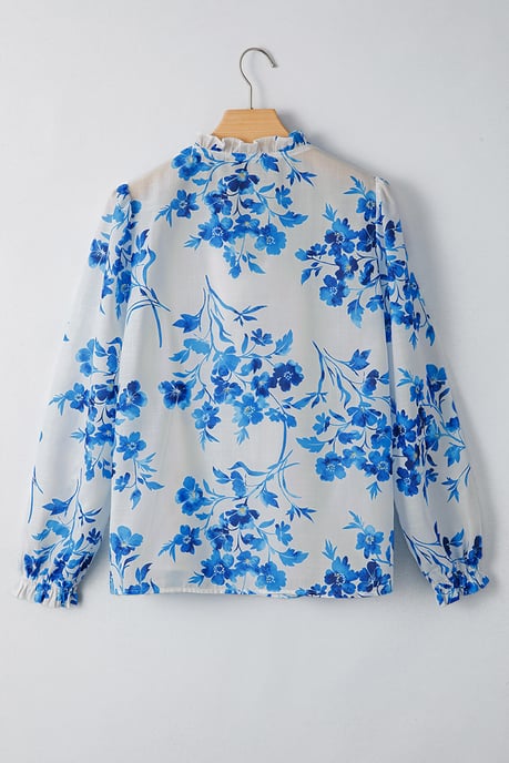 Blusa de Manga Larga con Volantes Florales - Image 3