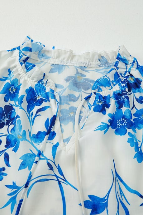 Blusa de Manga Larga con Volantes Florales - Image 4