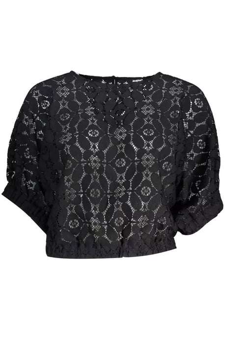 Blusa de Encaje Floral Ajuste Relajado - Image 1