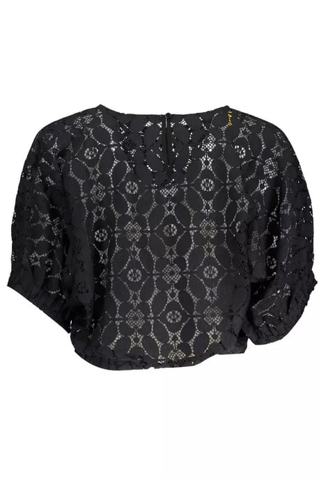 Blusa de Encaje Floral Ajuste Relajado - Image 2