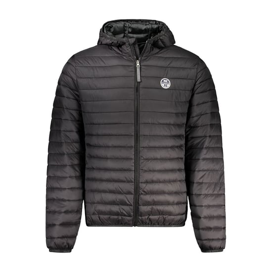 Chaqueta acolchada con capucha Modelo Negro - Image 1