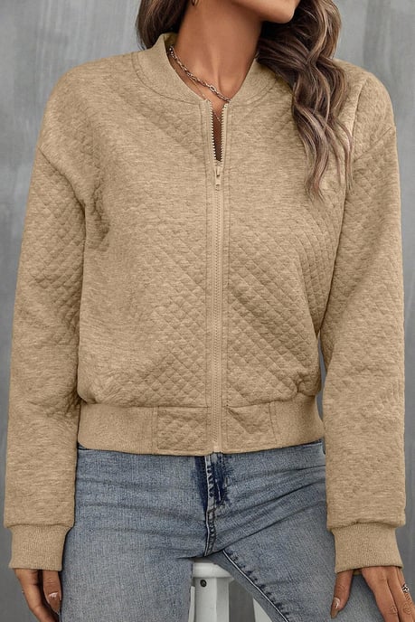 Chaqueta acolchada con cremallera - Image 1