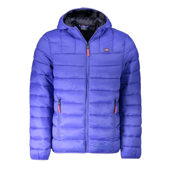 Chaqueta acolchada con capucha ligera y con cremallera - Image 1