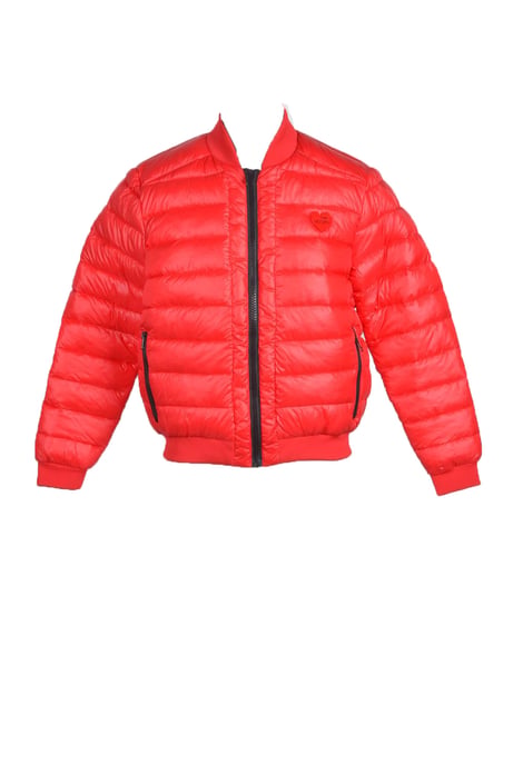 Chaqueta Acolchada Casual Roja - Image 2