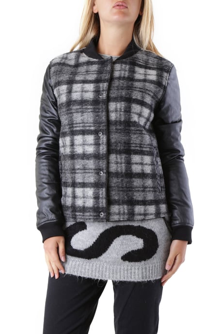 Chaqueta Bomber de Cuadros - Image 1