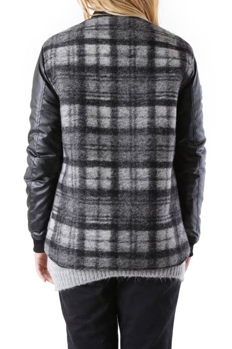 Chaqueta Bomber de Cuadros - Image 2