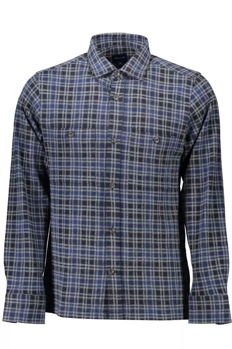Camisa de Franela de Cuadros de Manga Larga Fit Regular - Image 1