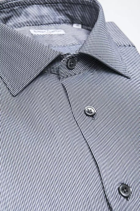 Camisa de vestir de corte clásico a rayas - Image 2