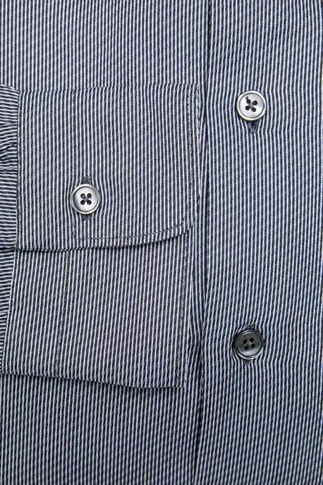 Camisa de vestir de corte clásico a rayas - Image 4