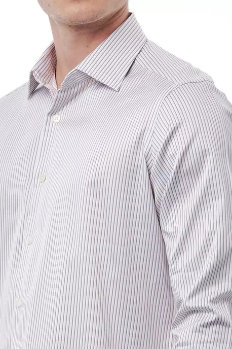 Camisa de vestir de rayas ajustada - Image 2
