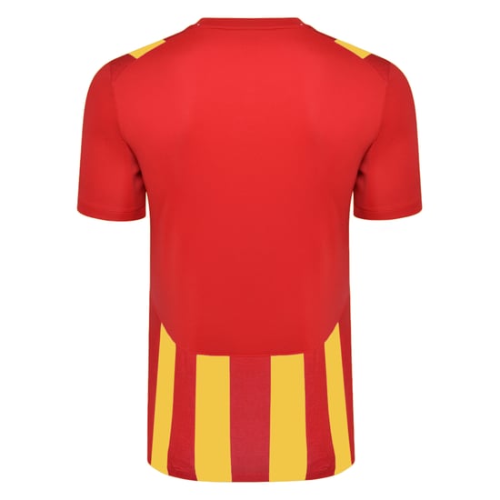 Umbro Mens Ramone Jersey (Vermillion/Yellow) - Image 2