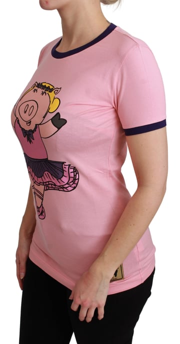 Camiseta de Manga Corta Bailarina de Cerdo - Image 3