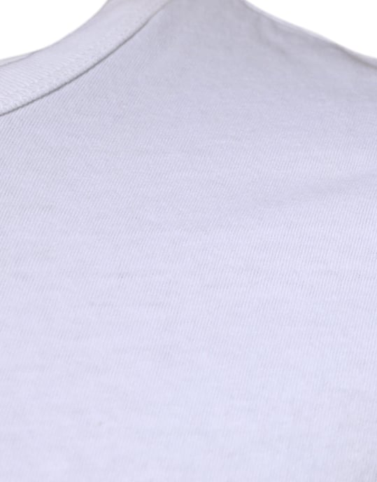 Camiseta de manga corta con detalle de parche en el cuello redondo - Image 4