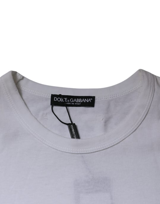 Camiseta de manga corta con detalle de parche en el cuello redondo - Image 6