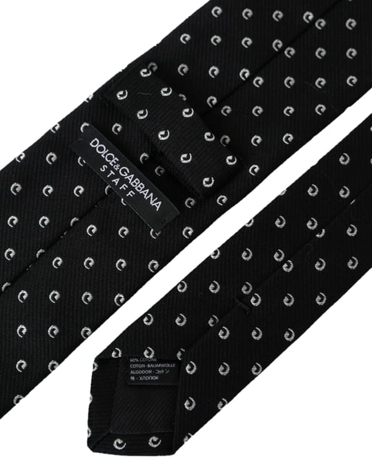 Corbata Negra y Blanca Dolce & Gabbana - Image 2