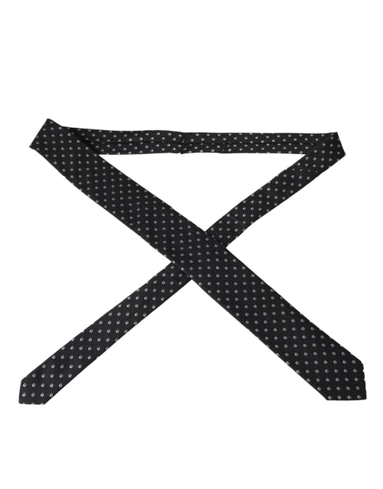 Corbata Negra y Blanca Dolce & Gabbana - Image 3