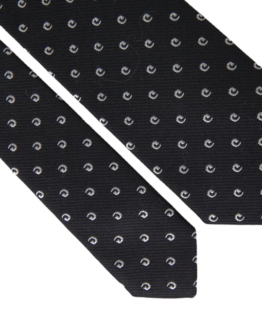 Corbata Negra y Blanca Dolce & Gabbana - Image 4
