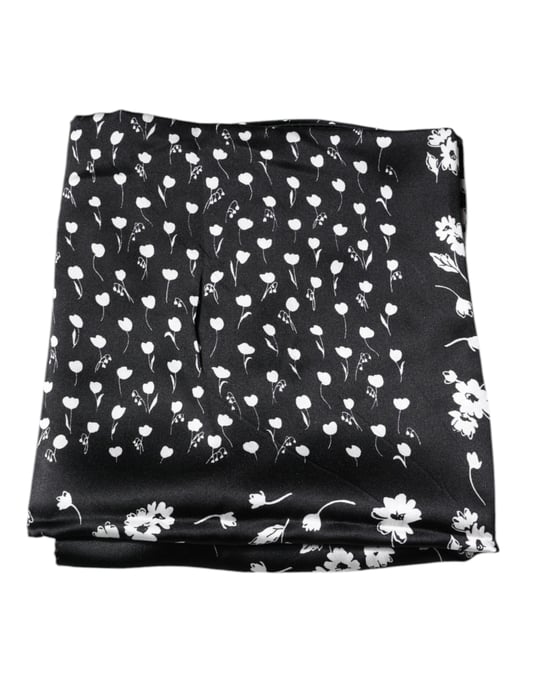 Bufanda de seda floral - Image 2