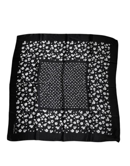 Bufanda de seda floral - Image 3
