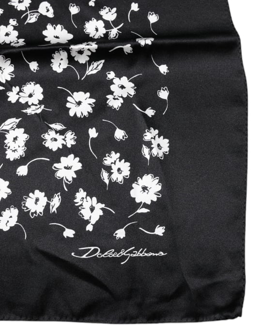 Bufanda de seda floral - Image 4