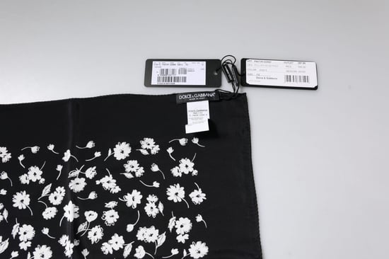Bufanda de seda floral - Image 5