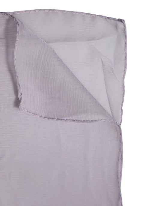 Bufanda de Seda Ligera Lavanda - Image 5
