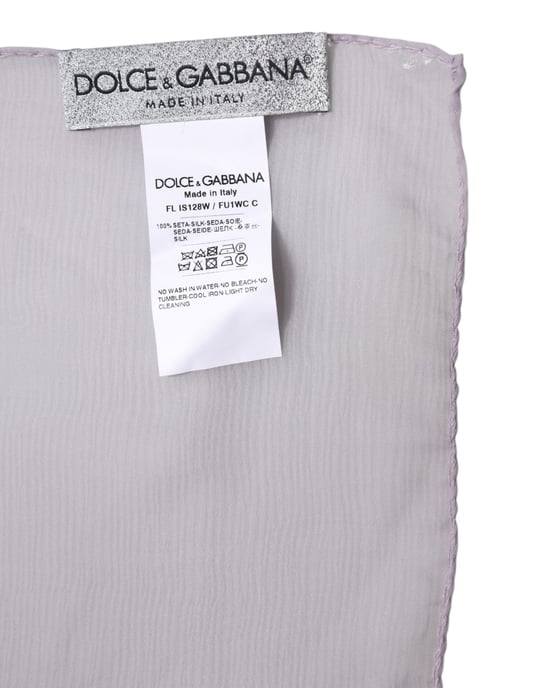 Bufanda de Seda Ligera Lavanda - Image 6