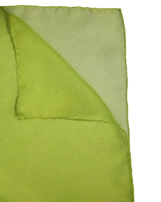 Chal de Seda Verde Lima - Image 4