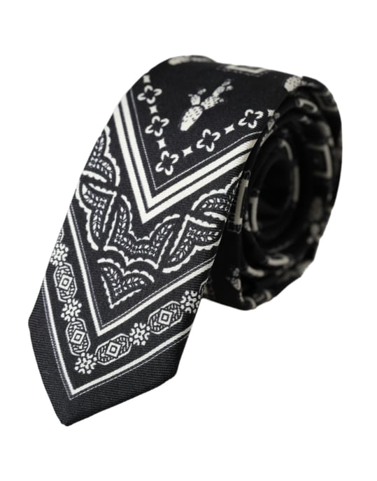 Corbata de estampado paisley Kra3394 - Image 1