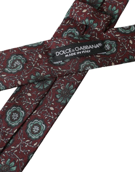 Corbata con patrón floral Kra3317 - Image 4