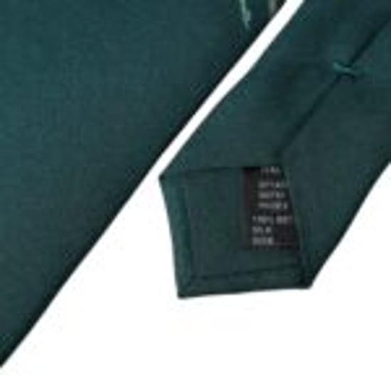 Corbata de seda color teal - Image 4