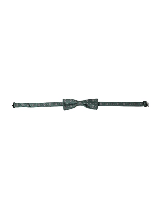 Corbata de moño preatado floral - Image 2