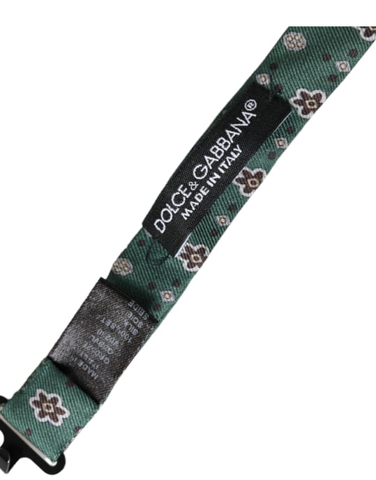 Corbata de moño preatado floral - Image 5