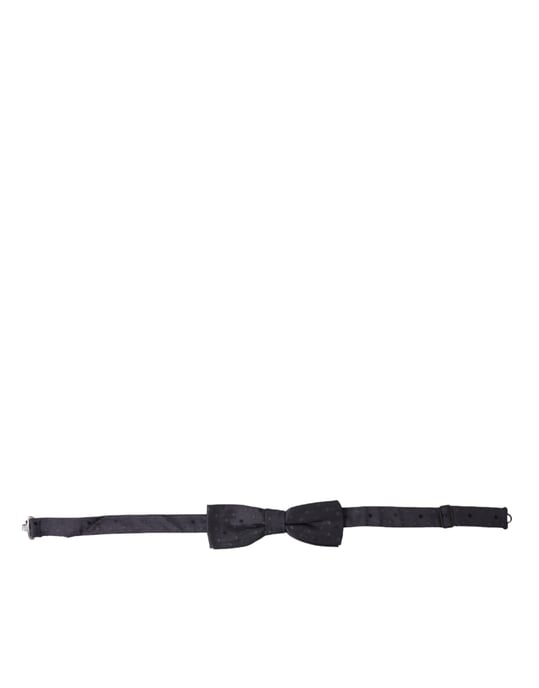Corbata de moño de lunares con hebilla ajustable - Image 1
