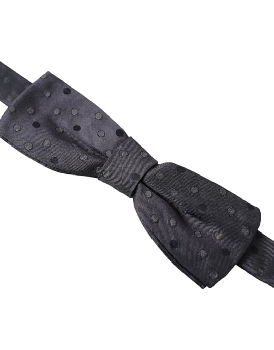 Corbata de moño de lunares con hebilla ajustable - Image 2