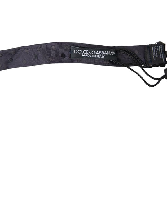Corbata de moño de lunares con hebilla ajustable - Image 3