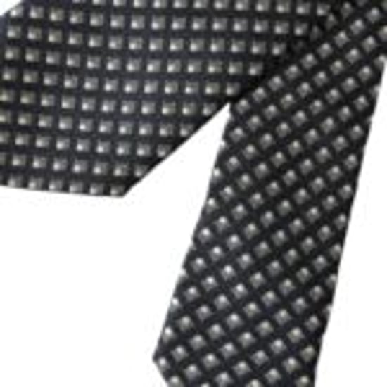 Corbata de seda con patrón geométrico - Image 5