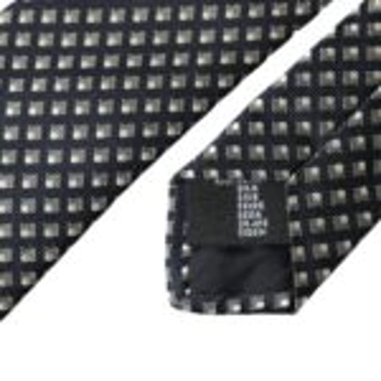 Corbata de seda con patrón geométrico - Image 6