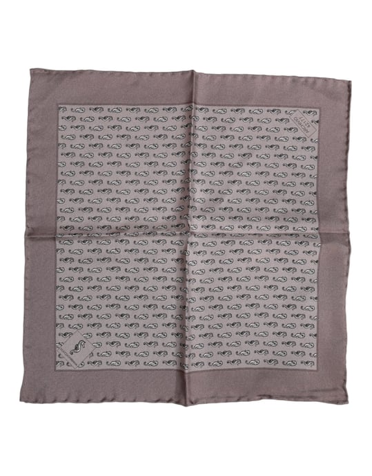 Pañuelo de bolsillo con estampado de caballito de mar - Image 1