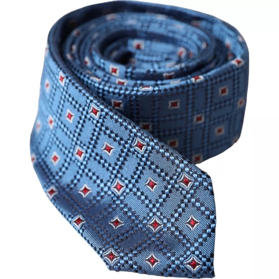 Corbata Geométrica Azul - Image 5
