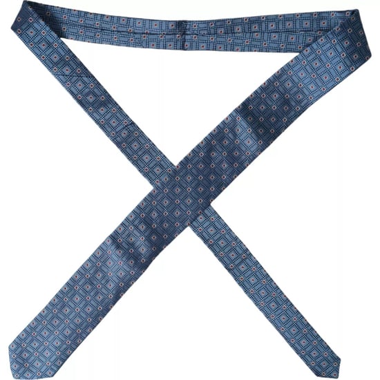 Corbata de seda con patrón geométrico - Image 5